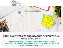 Tablet Screenshot of lollywebdesigns.com